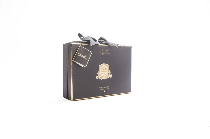 Gift Pack Reine De La Nuit 2x5 ml Perfume Spray,75 gr Candle,90 ml Reed Diffuser.