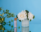 Herringbone Cream Glass Champagne Roses Blonde Vanilla & Pink Peonies 2x10 ml