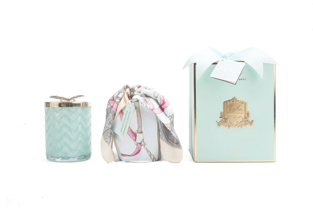Herringbone Candle Set Persian Lime & Tangerine 600 gr