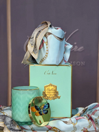 Herringbone Candle Set Persian Lime & Tangerine 600 gr