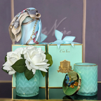 Herringbone Candle Set Persian Lime & Tangerine 600 gr