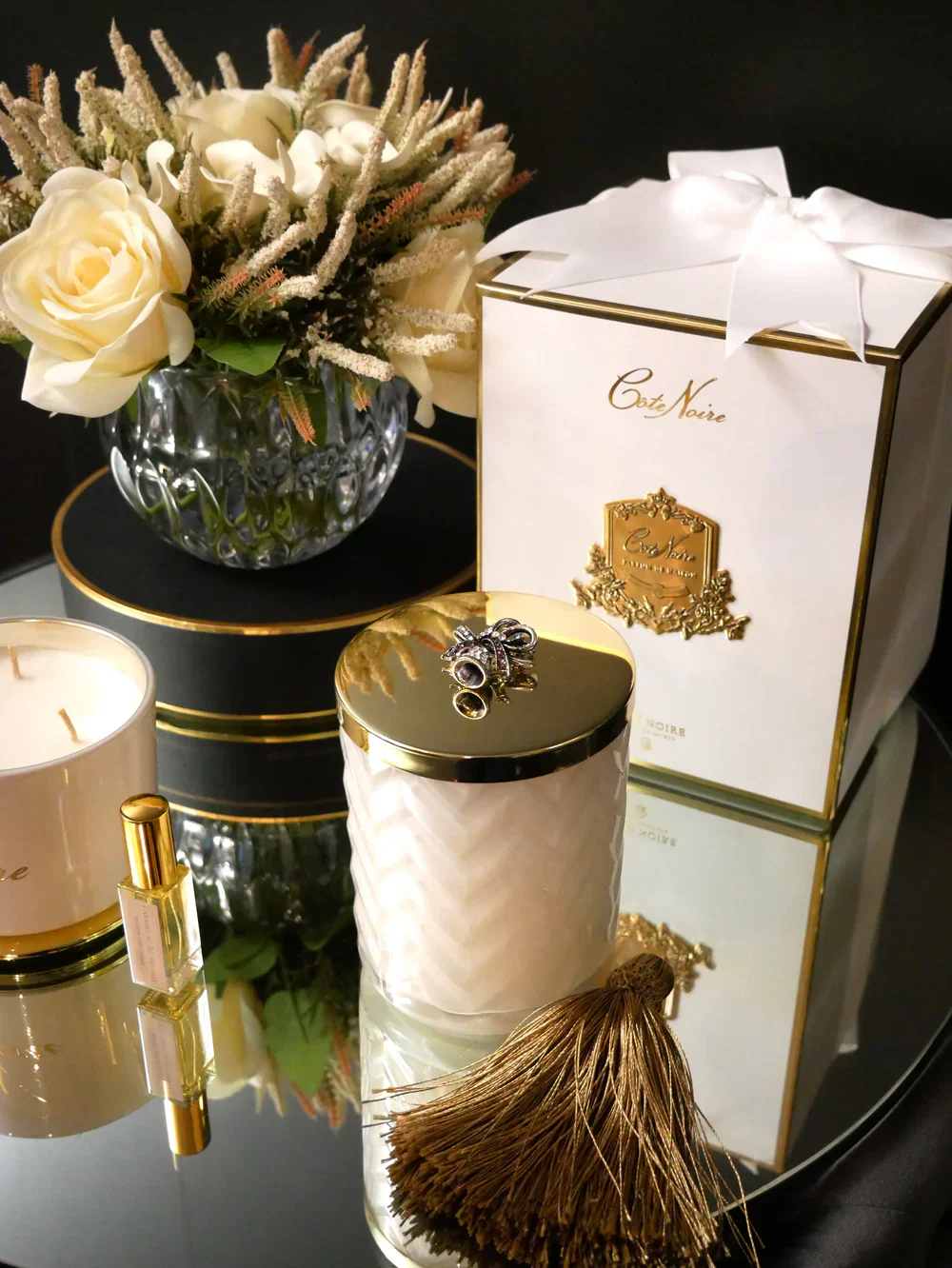 Herringbone Candle Set Winter In The Chateau 600 gr