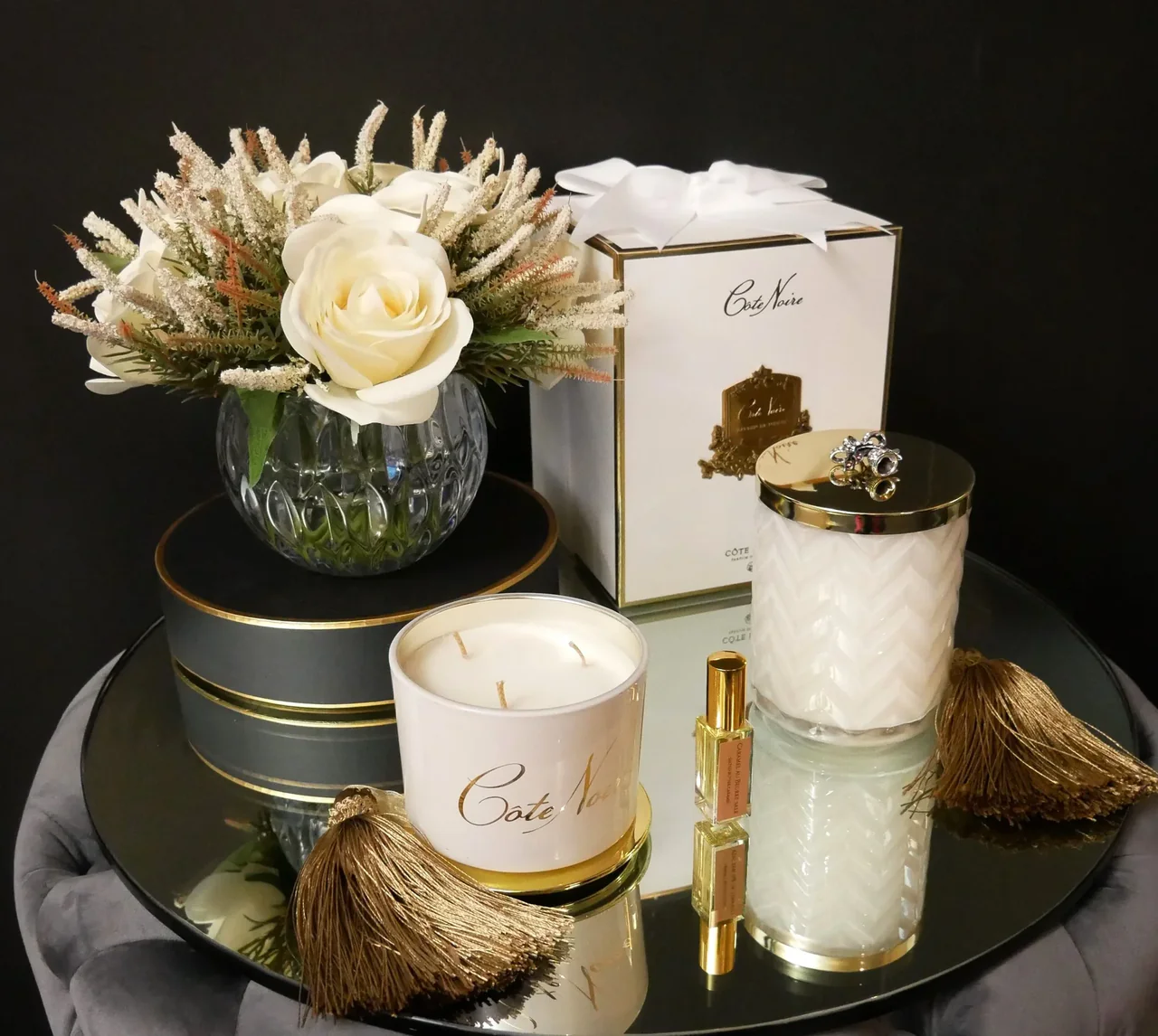 Herringbone Candle Set Winter In The Chateau 600 gr