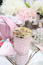 Herringbone Candle Set Charente Rose 600 gr