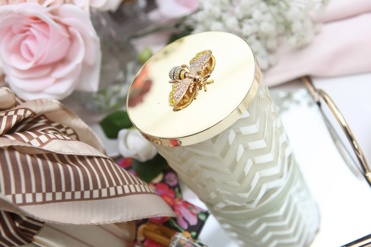 Herringbone Candle Set Blonde Vanilla 600 gr
