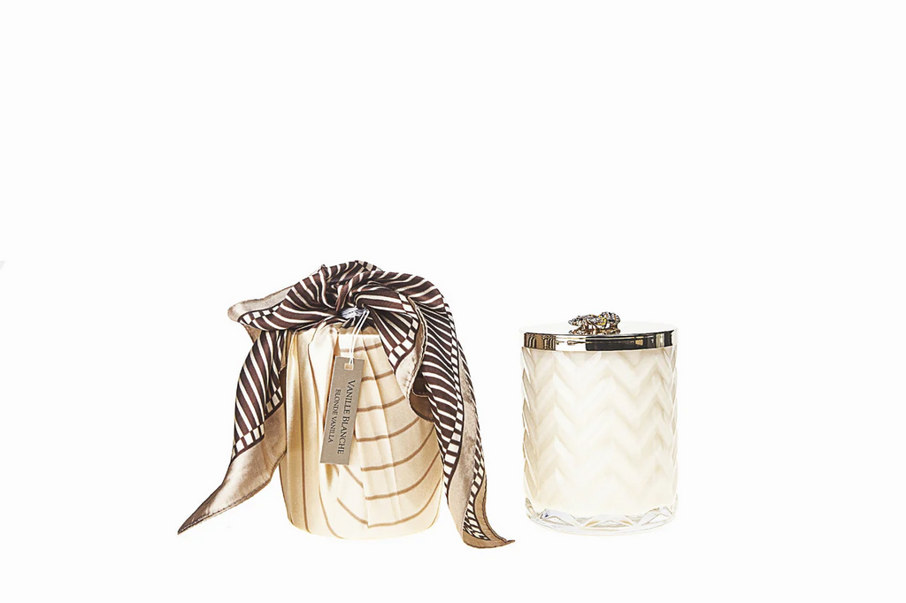 Herringbone Candle Set Blonde Vanilla 600 gr