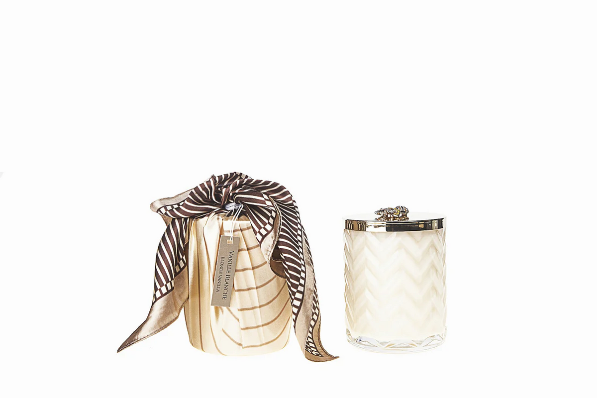 Herringbone Candle Set Blonde Vanilla 600 gr