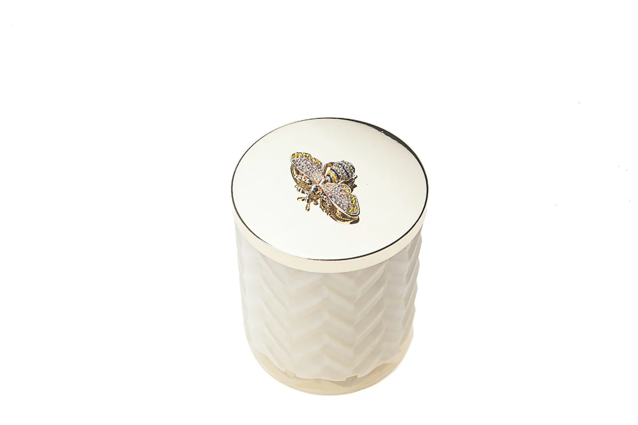 Herringbone Candle Set Blonde Vanilla 600 gr