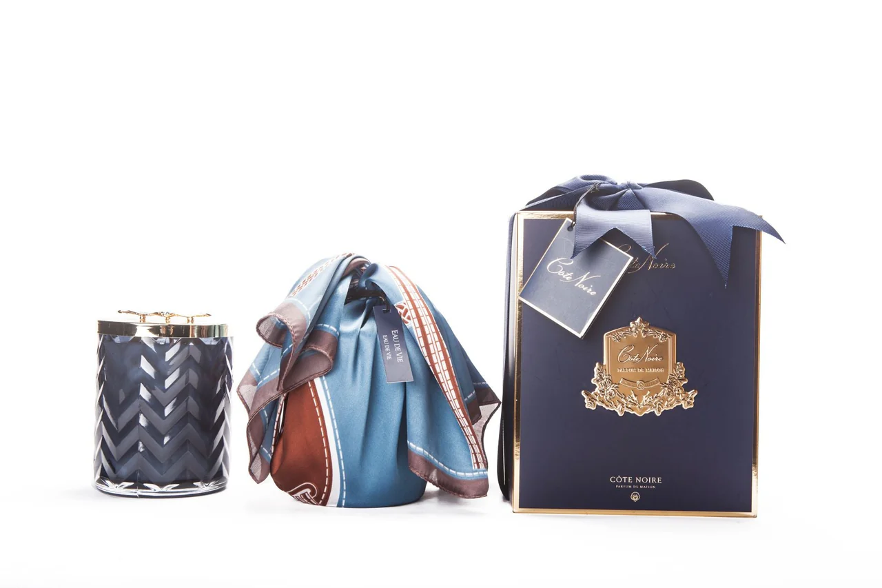 Herringbone Candle Set Eau De Vie 600 gr