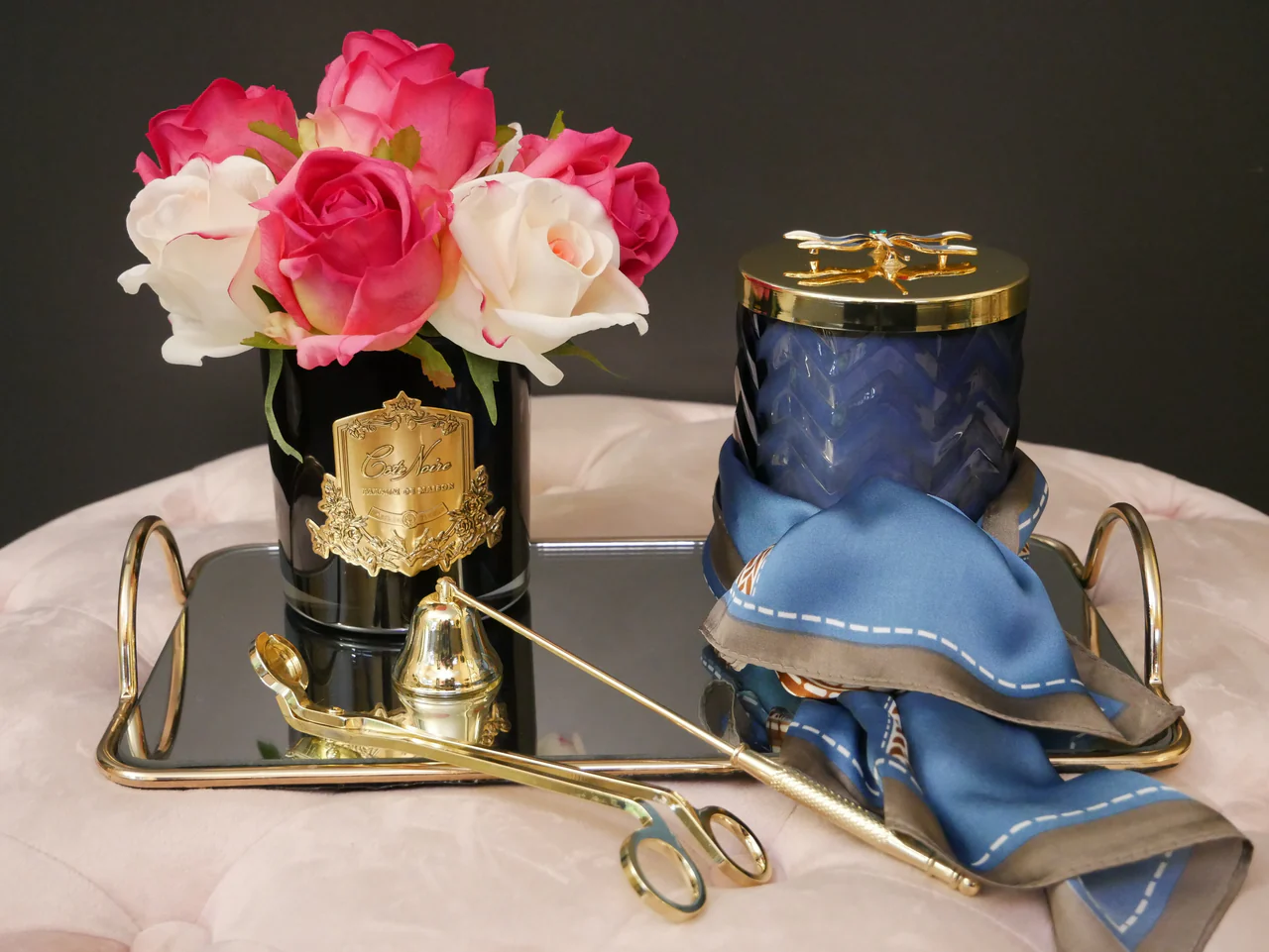 Herringbone Candle Set Eau De Vie 600 gr