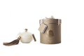 Round Art Deco Candle In Cream Blonde Vanilla 300gr