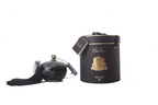 Round Art Deco Candle In Black Queen Of The Night 300gr