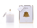 Grand Art Candle Deco In White Jasmine Flower Tea 600gr
