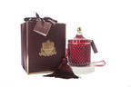 Grand Art Deco Candle In Burgundy Rose Oud 600gr