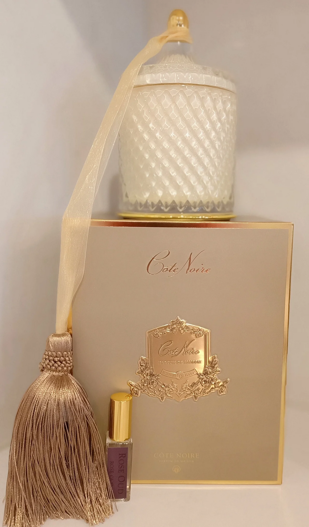 Grand Art Deco Candle In Cream Blonde Vanilla 600 gr