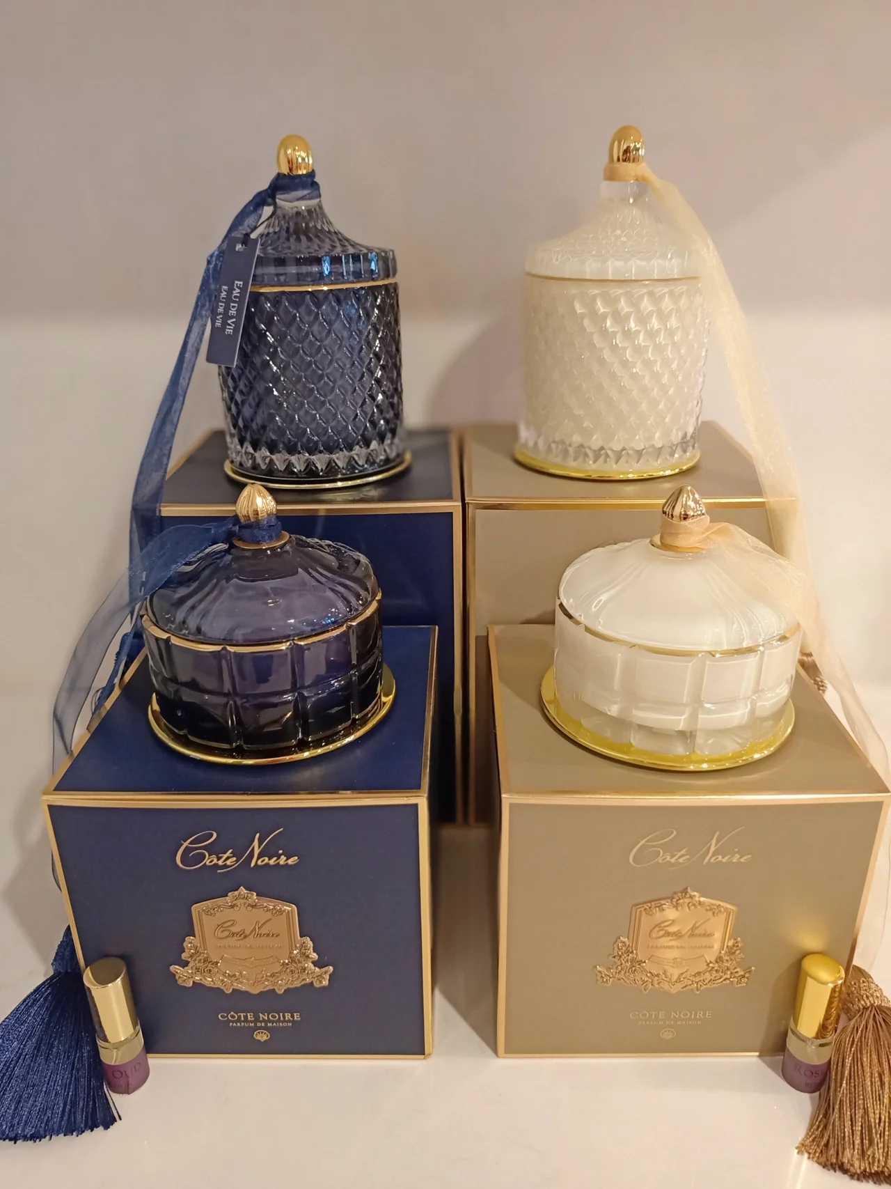 Grand Art  Deco Candle In Cream Blonde Vanilla 600 gr