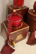 Art Deco Candle In Burgundy - Rose Oud Rose Oud 200gr