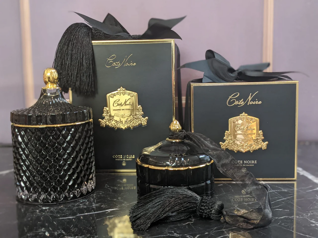 Art Deco Candle In Black Queen Of The Night 200gr