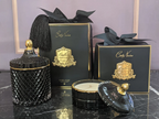 Art Deco Candle In Black Queen Of The Night 200gr
