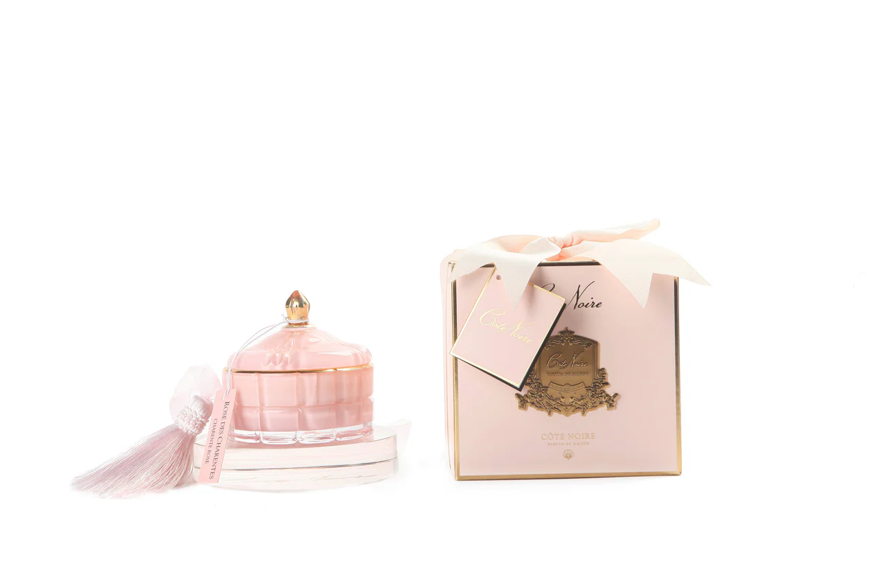 Art Deco Candle In Pink Pink Champagne  200gr