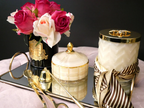 Art Deco Candle In Cream Blonde Vanilla 200gr