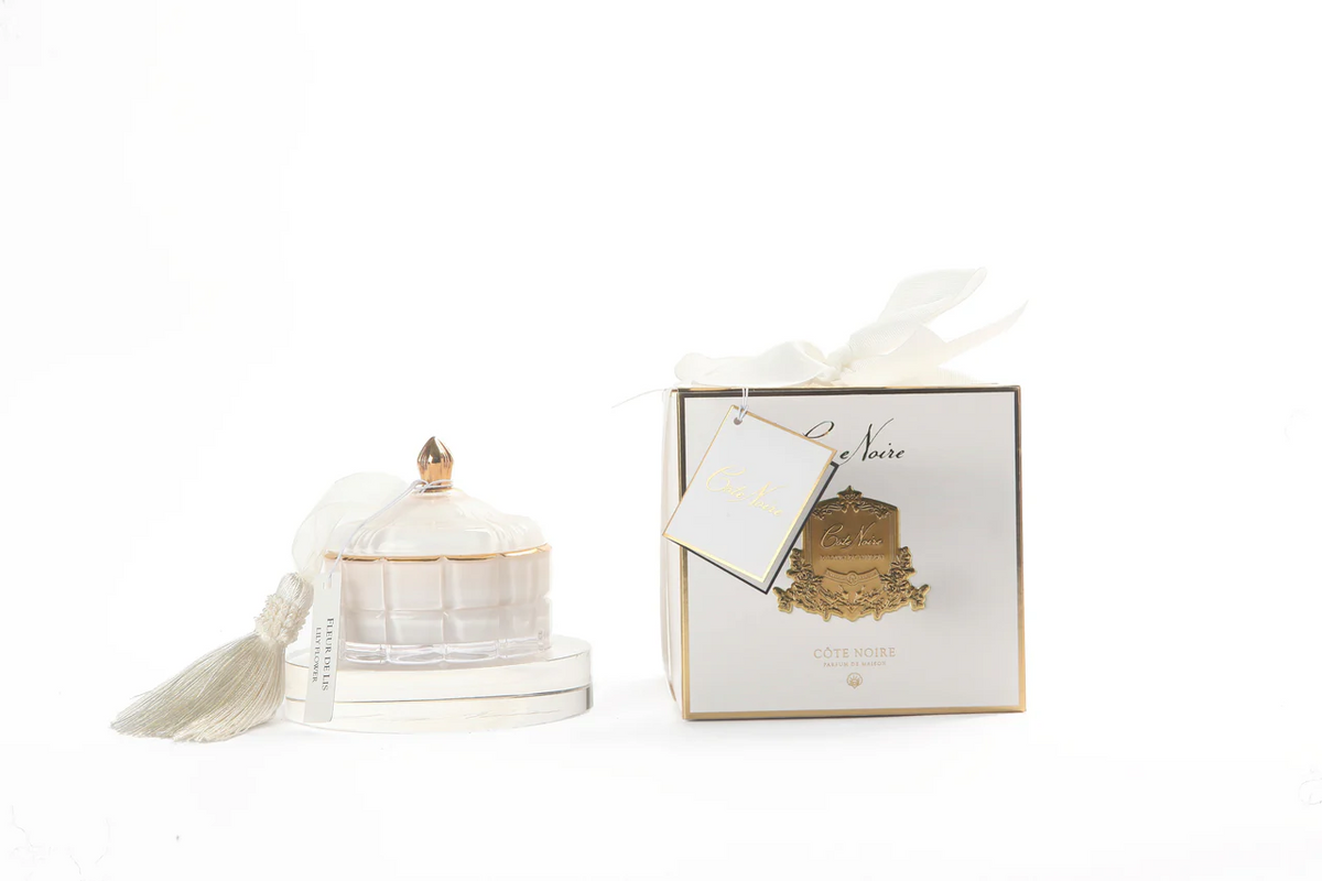 Art Deco Candle In White Jasmin Flower Tea 200gr