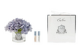 Hydrangea Blue With Silver Badge & White Box