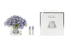 Hydrangea Blue With Silver Badge & White Box