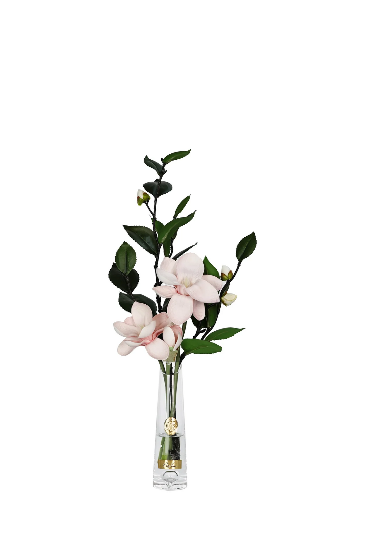 Summer Magnolias - Pink - Gold