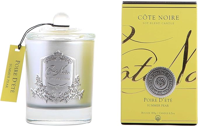 185g Summer Pear  -  Silver Candle