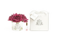 Five Rose Carmine Red - Clear Glass With Silver Rose Petal & Charente Rose 2x5 Ml