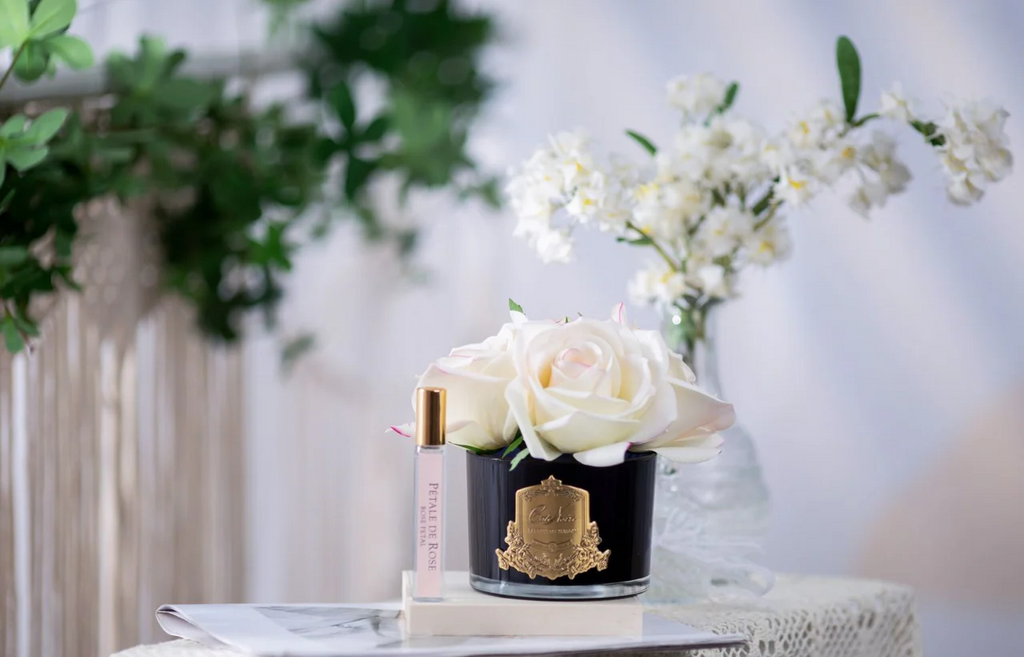 Five Rose Ivory - Black Glass With Gold Rose Petal & Charente Rose 2x5 Ml
