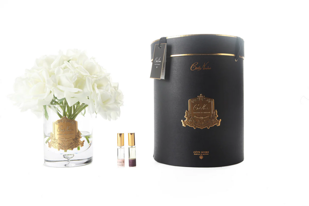 Grand Bouquet - White Clear & Gold Rose Petal & Rose Oud 2x10 Ml