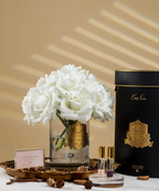 Grand Bouquet - White Clear & Gold Rose Petal & Rose Oud 2x10 Ml