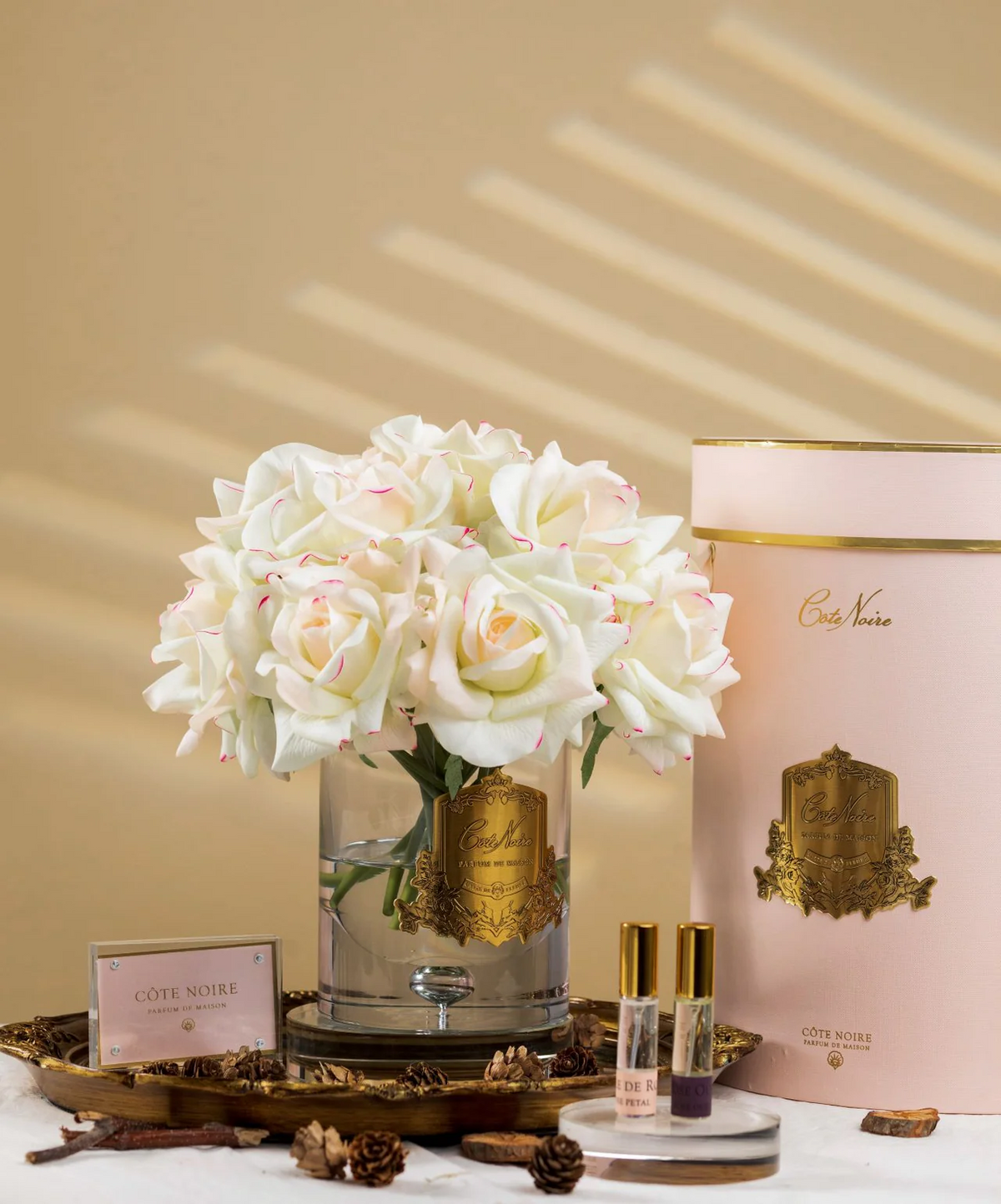Grand Bouquet - Blush Clear & Gold Rose Petal & Rose Oud 2x10 Ml
