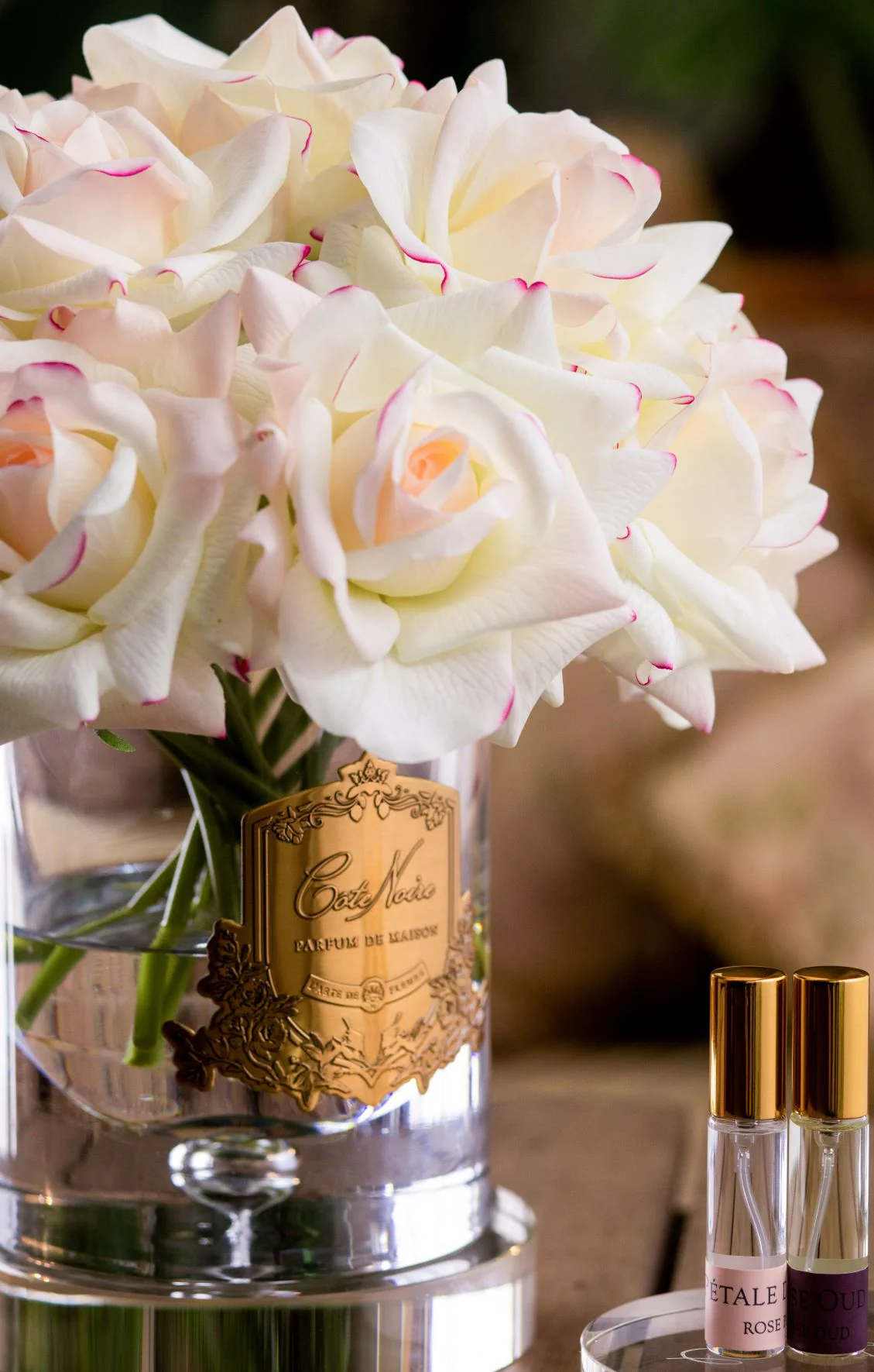 Grand Bouquet - Blush Clear & Gold Rose Petal & Rose Oud 2x10 Ml