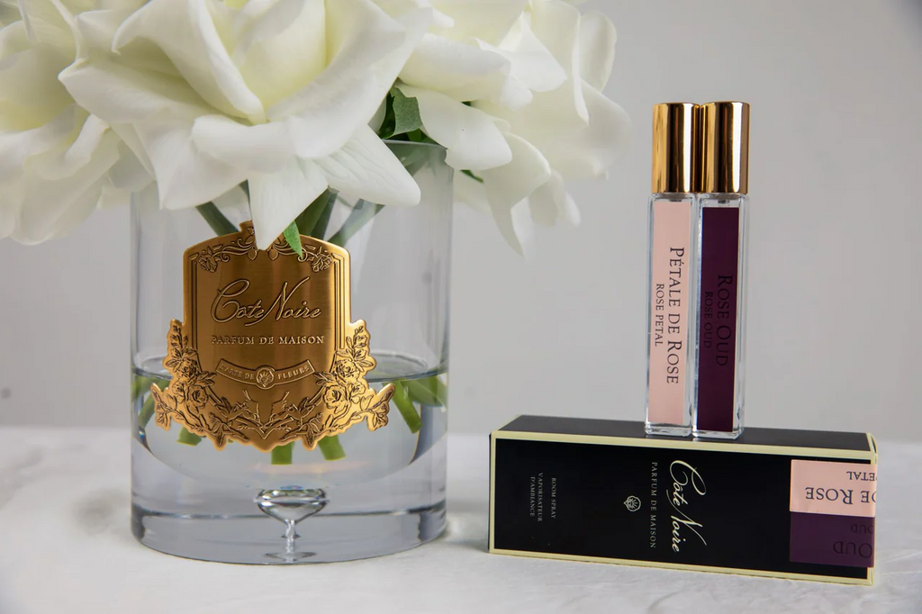 Grand Bouquet - Champagne Clear & Gold Rose Petal & Rose Oud 2x10 Ml