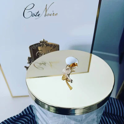 Herringbone Candle Set - Lily Flower Oriental Lily 600 G