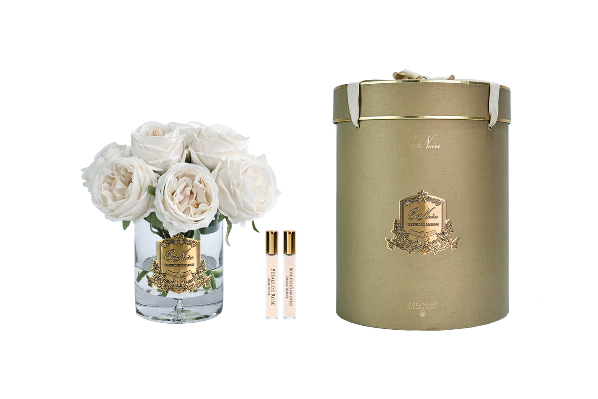 Garden Rose Bouquet -champagne Pink