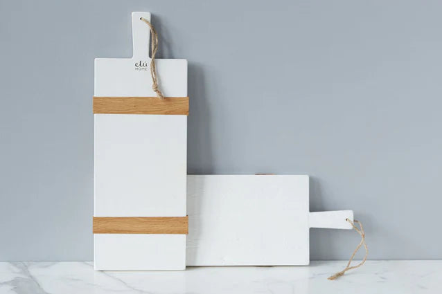 Tabla Rectangular Mod para Charcutería – Blanco, Chica