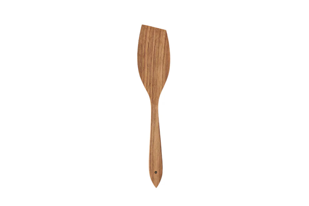 Espátula Plana Francesa de Madera de Fruta