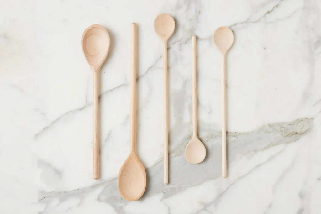 Set de 5 Cucharas de Cocina Francesas de Haya