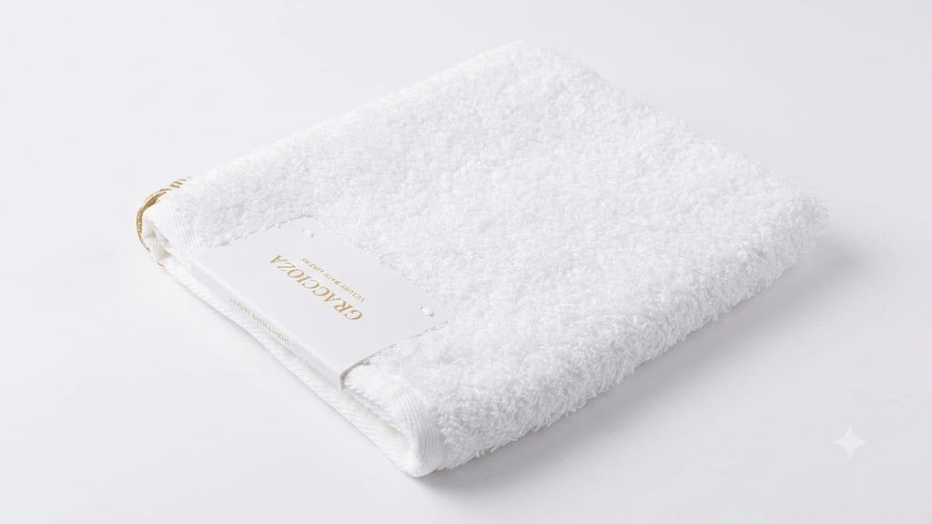 Guante de Baño Egoist – Blanco (17 × 22 cm)