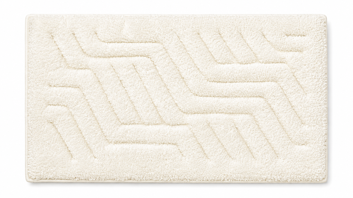 Tapete de Baño Villari – Snow (60 × 100 cm)