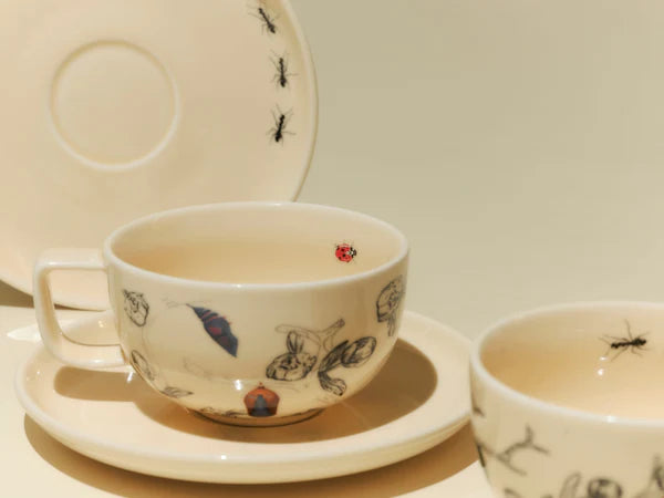 Set De Tazas De Ceramica Bichos