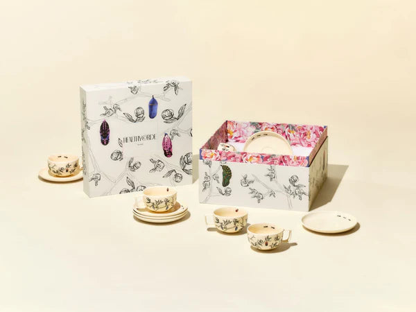 Set De Tazas De Ceramica Bichos