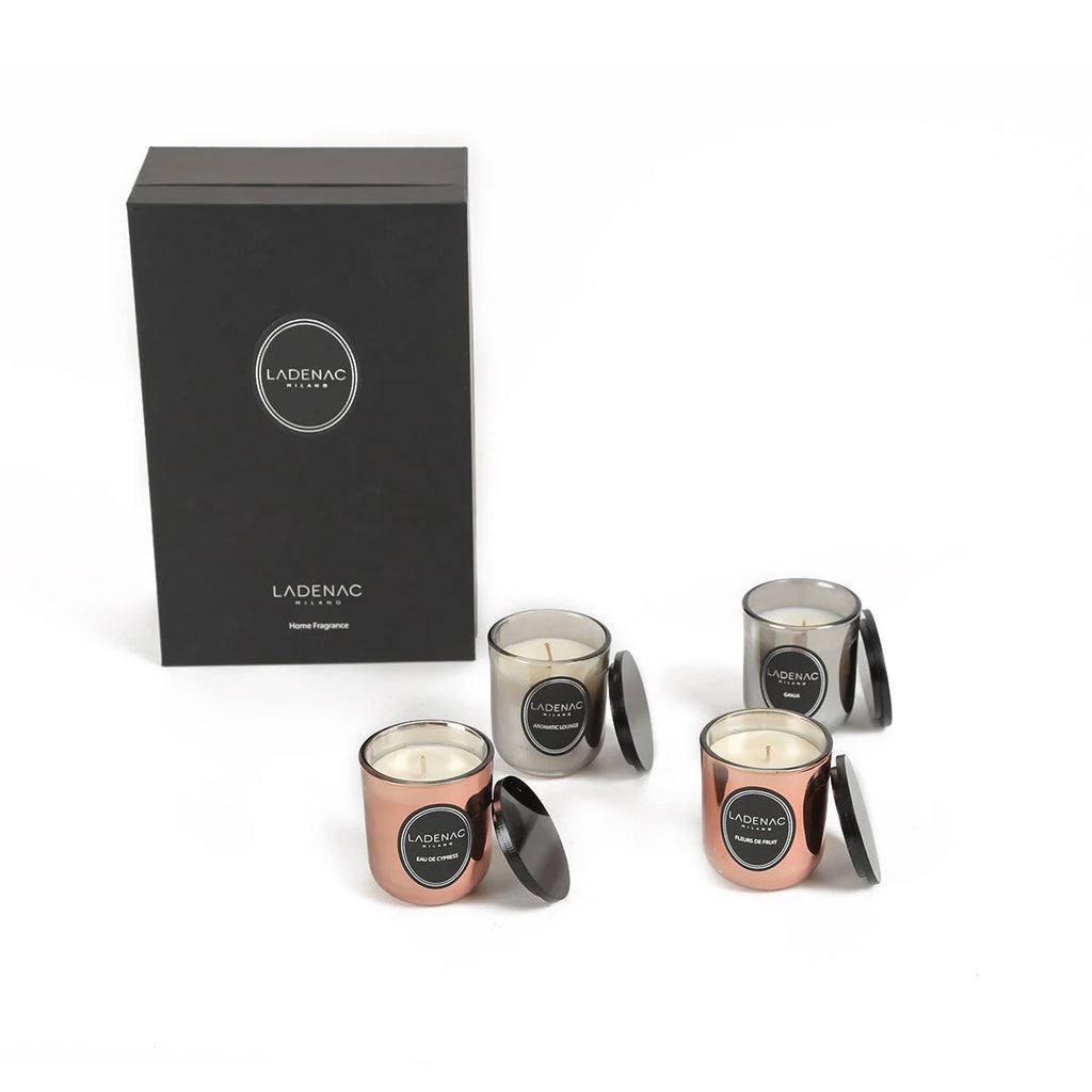 Ganja/aromatic Lounge/fleurs De Fruit/eau De Cypress Candle Gift Box 75 GX4