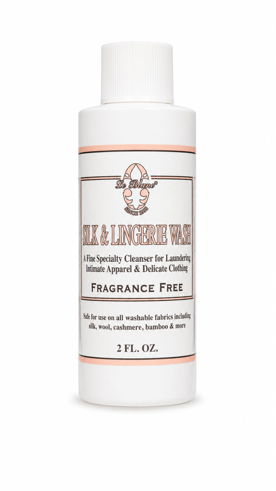 Detergente para seda y lencería LE BLANC – Fragrance-Free, 2 oz