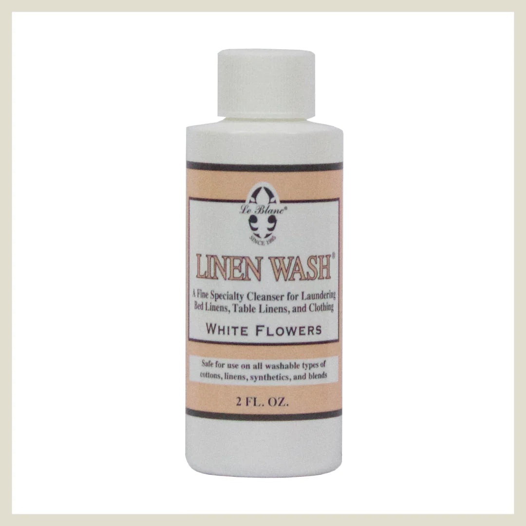 Detergente para ropa de cama LE BLANC – White Flowers, 2 oz