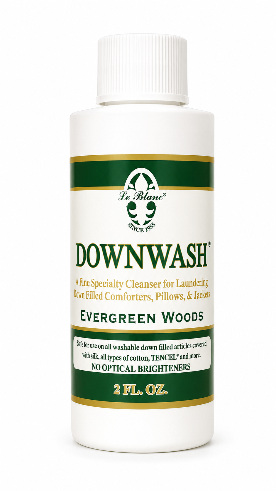 Detergente para plumón LE BLANC – Evergreen Woods, 2 oz